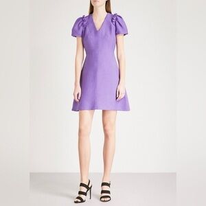 Sandro Paris - Frilled trim woven dress